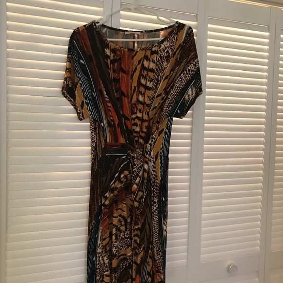 Dress Barn Dresses & Skirts - Multi color browns, gold and black